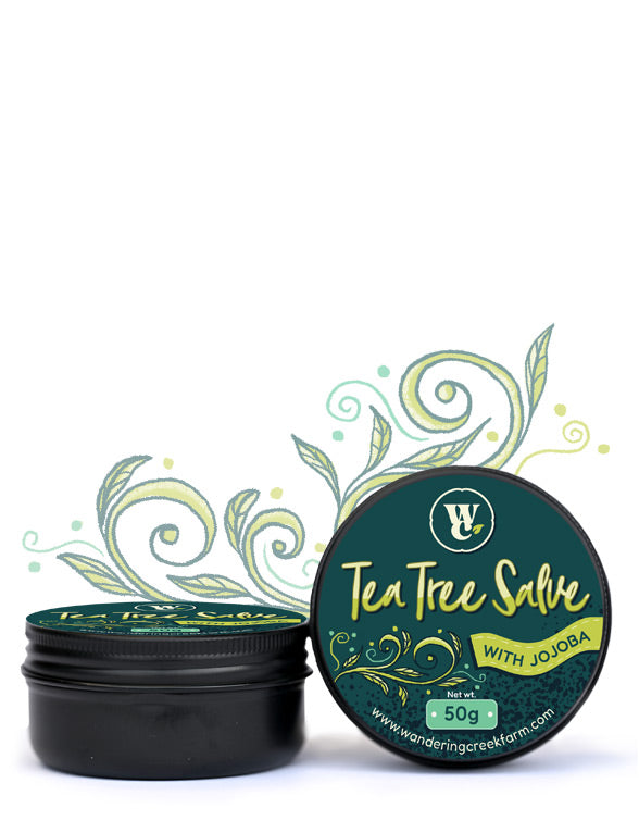 Tea tree salve with jojoba